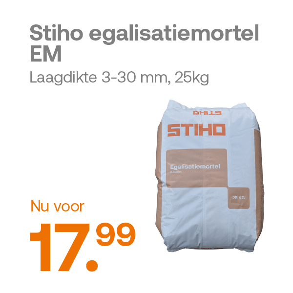 Stiho egalisatiemortel EM 3-30mm