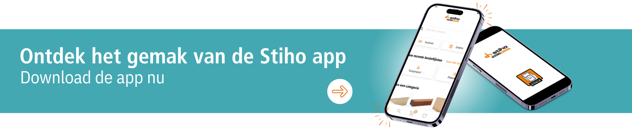 Bestel gemakkelijk via de Stiho app