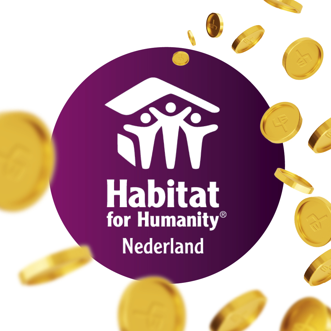 Spaarpunten doneren aan Habitat for Humanity