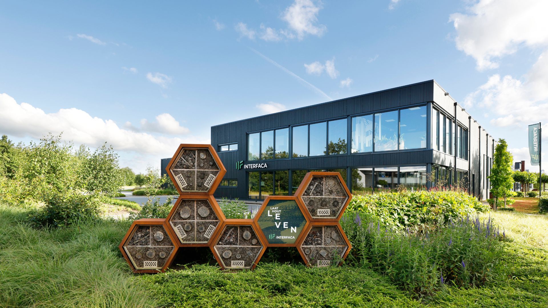 InterFaca houten gevelbekleding project links